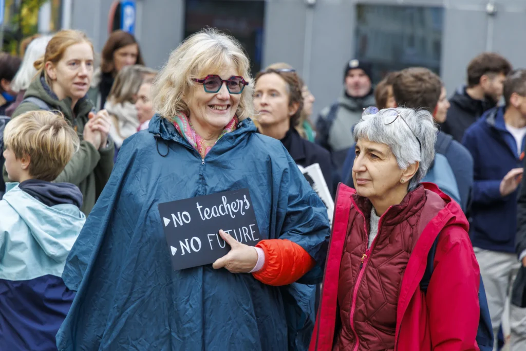 Brussels Teacher Strikes Pressure Education System