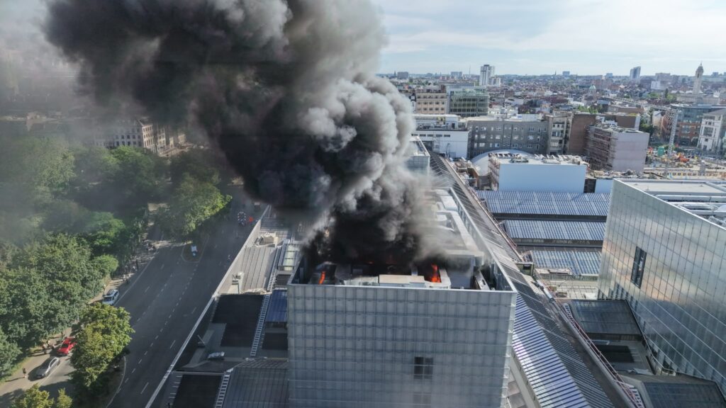 Brussels KANAL Museum Fire Under Control