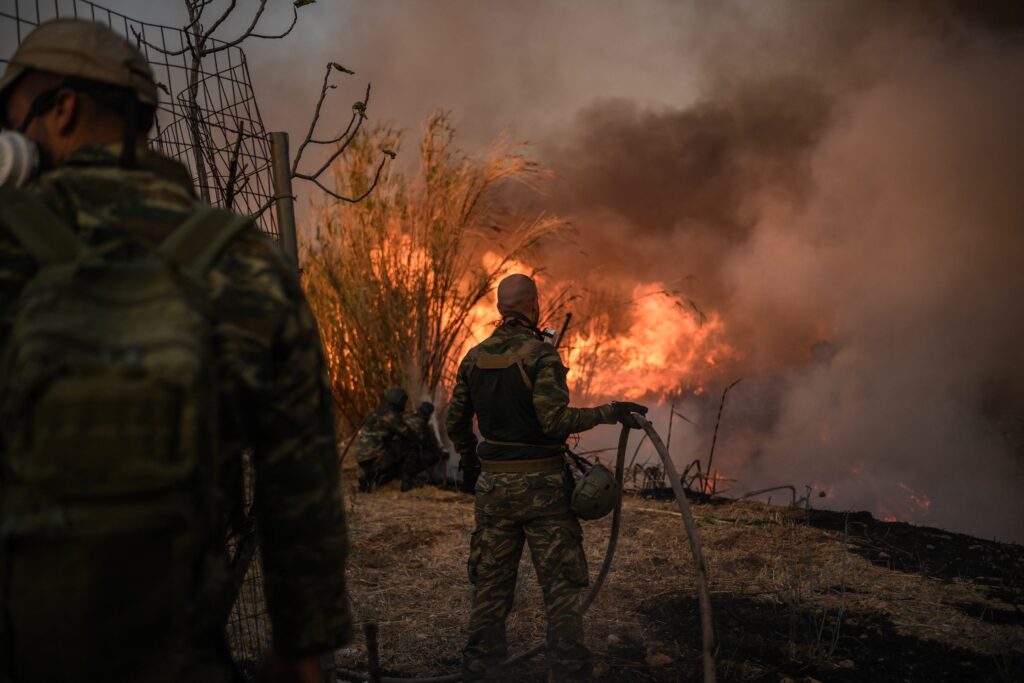 Wildfires hit Belgium and Greece in dry heat surge