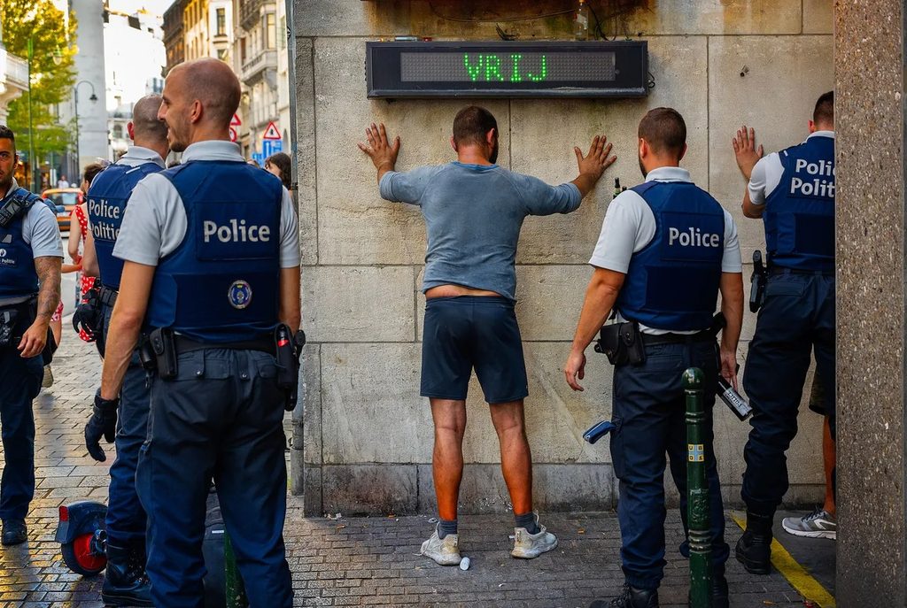 Brussels police operation leads to arrests and seizures
